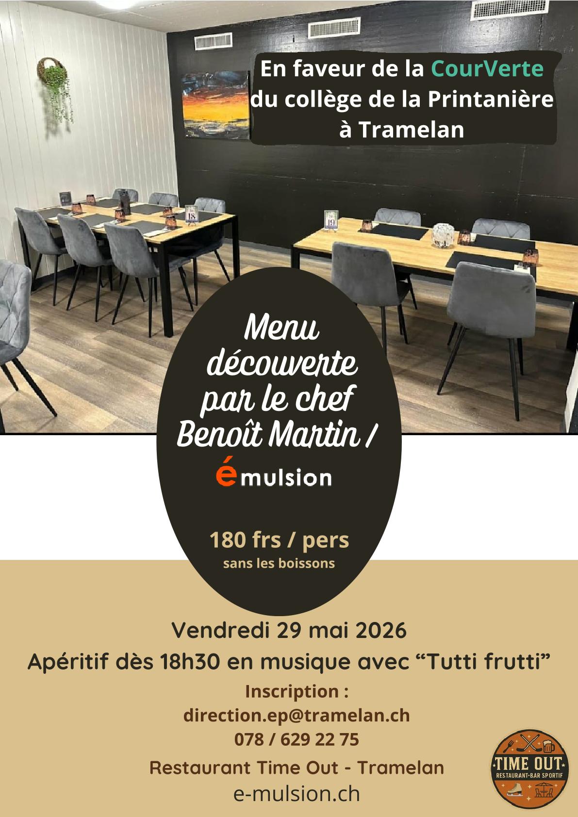 courverte Menu découverte