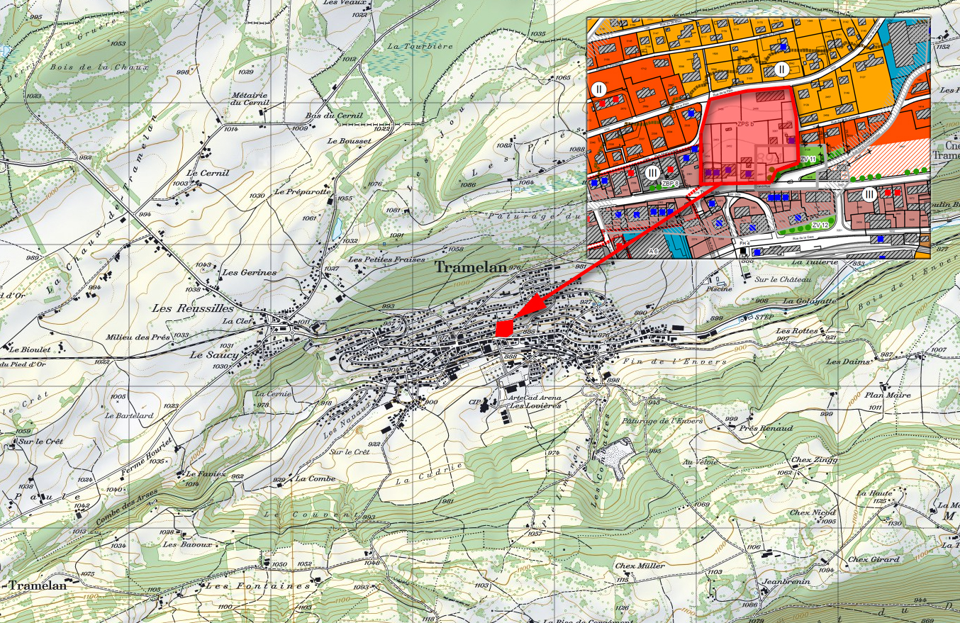 Commune De Tramelan - ZPS-b "Crêt-Georges Ouest"